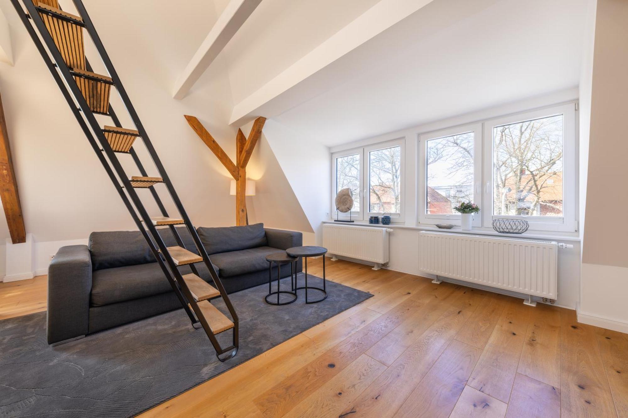 Apartment Strom Ahoi - Premium - Modern - Inkl Stellplatz - 200m Zum Alten Strom - Wasserblick *